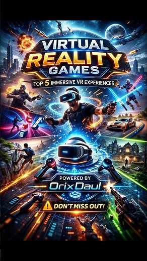 🔥 Top 5 Virtual Reality Games You Must Try Right Now!