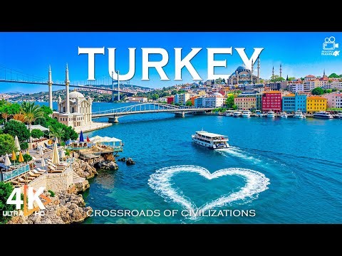 Turkey 4K UHD 🌊 Turquoise Coastlines, Golden Beaches & Mediterranean Paradise | Video 4K UHD