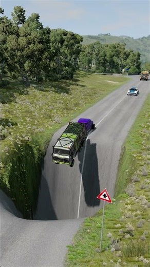 Cars vs Massive Pit – Extreme Crash Test | BeamNG Drive