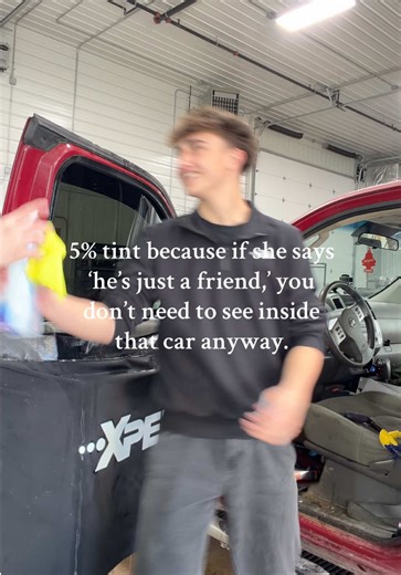 5% tint because if she says ‘he’s just a friend,’ you don’t need to see inside that car anyway.” Rapid Window Tinting — XPEL film • Clean installs • Same-day service 📞 605-593-1292 📍 Rapid City, SD 💻 rapidtinting.com #RapidWindowTinting #RapidCityTint #XPEL #5PercentTint #TintLife