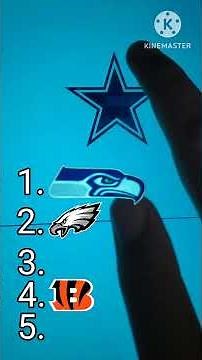 Ranking NFL Team logos 1-5! #ranking #logos #NFL