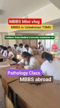 Mini vlog: Pathophysiology Class | MBBS Abroad | Tashkent State Medical University 🇺🇿 | MBBS in TMA