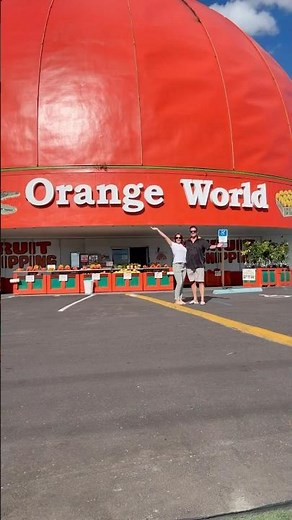 Orange World in Florida with Disney Orange Bird near Disney World