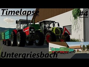 LS22 Timelapse Untergriesbach #4 Sorgum dreschen mit dem Lexion 5300!