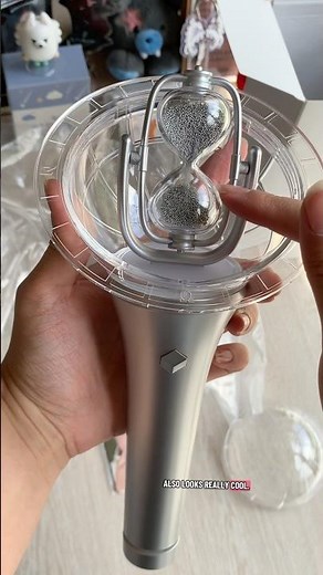 The newest official ATEEZ Ver.3 light stick is now in stock on our shop!!!⏳💡✨#kpopshop #ateez