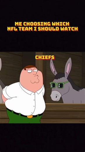 Peter Griffin picks the BEST NFL Team! 😂🏈 #shorts