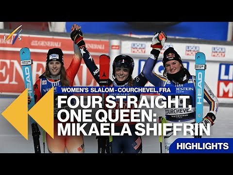 Four Straight, One Queen: Mikaela Shiffrin | Highlights | FIS Alpine