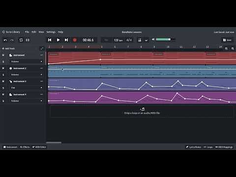 Bandlab Basic - Volume Pan and Automation