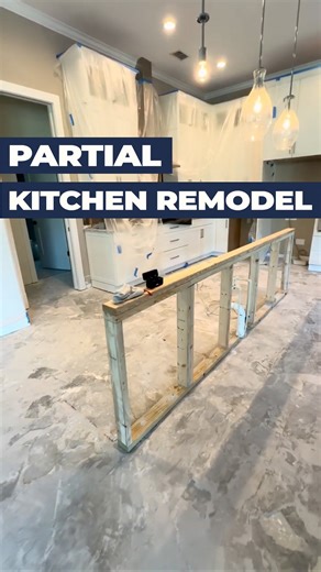 “Here is a partial kitchen remodel that will allow the client’s current kitchen to become more modern without doing a full remodel. ✅ We will be doing a 2-tone cabinetry look because the client currently likes their design, they just want something more modern. ✅ Rift cut oak white coat island ✅ New countertops ✅ new backsplash All this will make this kitchen look completely different, but without the cost of a full kitchen remodel” | Collins Kitchen and Bath