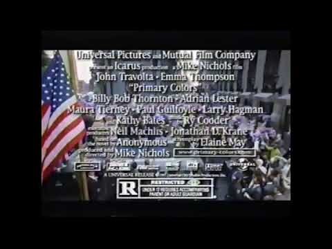 Primary Colors Movie Trailer 1998 - TV Spot