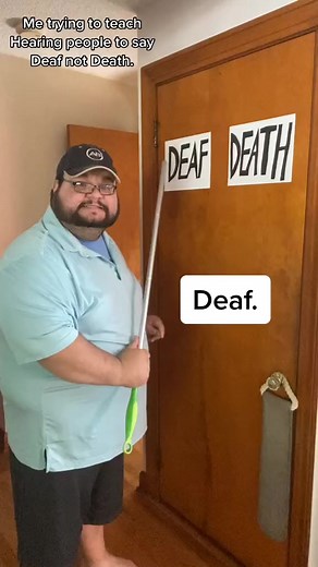 To this day, some people still say Death not Deaf… #deaf #death #teaching | Somedeafguy
