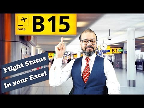 How to track flights in excel?