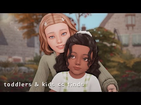 🧸 maxis match toddlers & kids cc finds // los sims 4: contenido personalizado haul｜+ cc list