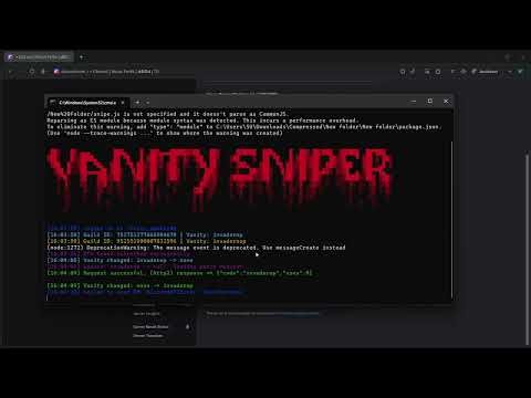 BEST Discord Vanity Sniper 2026 | MFA FIXED | Vanity Swapper