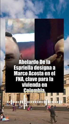 Who is Marco Acosta? New leader of the National Savings Fund #colombia