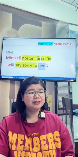 Learn English Conversation Tips Live with Cô Dung