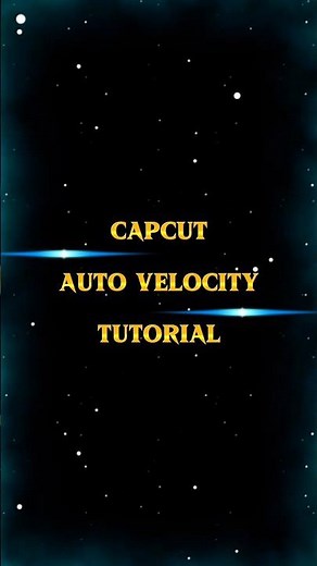 Capcut Velocity Effect Tutorial | Capcut Tutorial #shortsfeed #capcut