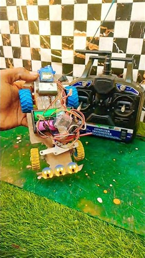 DIY remote control RC car#shorts#automobile #😱😱😱