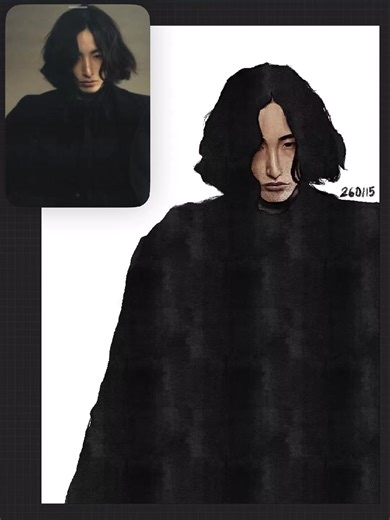 Made something simple for Day 15, but I still learned something new! I found out about the existence of the lasso tool and the Pacific Golden Watercolor Brush ^^ #art #timelapse #digitalart #painting #artist