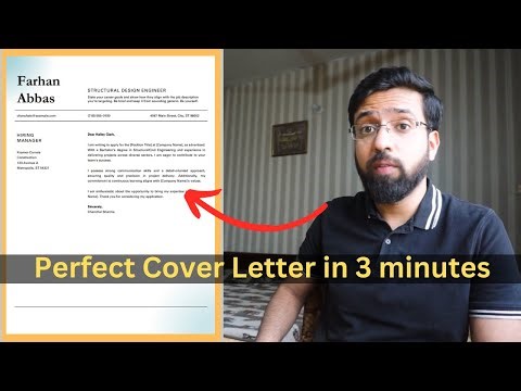 How to make perfect Cover Letter in 3 minutes