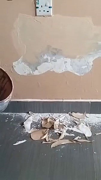 DIY Fixing the Peeling, Bubble & Flaking Paint on Your Wall #diy #wallpainting