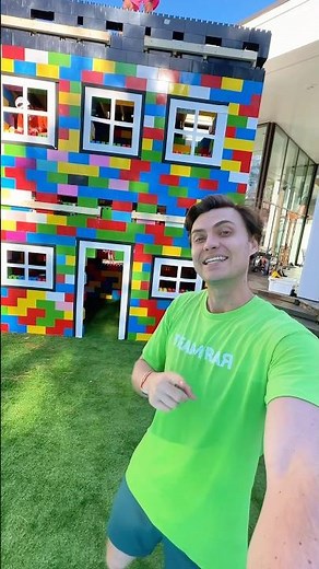 I Built A Real Life LEGO MANSION!