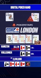 8.7K views · 34 reactions | BRUTAL Hand at EPT Final Table  All rights and credits reserved to the respective owner(s) ✨ #poker, #wsop, #pokernight, #pokerparty, #pokerlife, #pokergrind | Poker Networks | Facebook