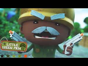 Awesome Little Green Men | The Battle Games | ALGM Compilation | Cartoons for Children
