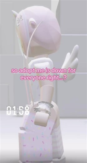 adopt me is down it says Waiting on data stores #adoptme #datastores #fyp #tiktok #roblox