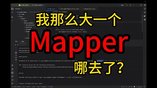 MyBatis常见问题分析！源码跟踪技巧！看完你就能找到那些消失的Mapper了！