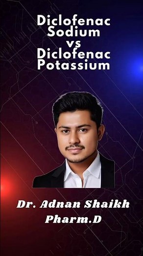 Diclofenac Sodium Vs Diclofenac Potassium #medicine #pain #diclofenac