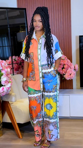 🌸🍒🥒 LIQUIDATION 🥒🌸🍒 ENSEMBLE CHEMISE JP EN COMMENTAIRE : 40000Ar Taille S - Xl - Xxl ( Taille S anaovany model ) Tsara be , tissu tsara be 🌸🥰😍 | Rossane.mg