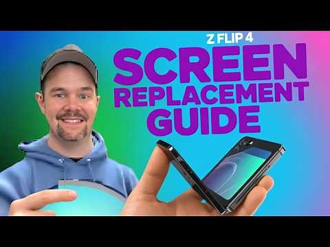 How to Replace the Screen on a Flipping Samsung Z Flip 4 and Recover Data!