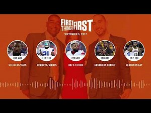 First Things First audio podcast (9.5.17) Cris Carter, Nick Wright, Jenna Wolfe | FIRST THINGS FIRST