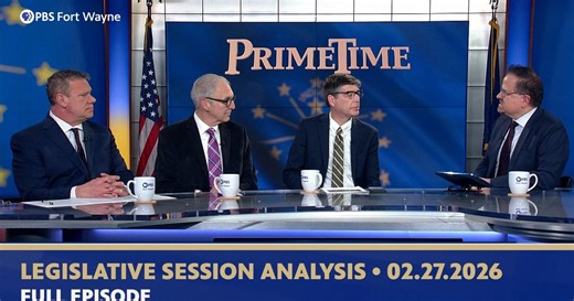 PrimeTime:February 27, 2026 - Indiana Legislative Session Analysis Season 2026 Episode 3408
