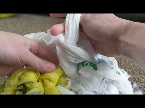 Plastic Bag Sleeping Mat - Bed of Bags