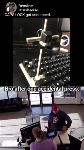CAPS LOCK Got Sentenced ⌨️⚖️