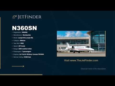 N360SN Learjet 60 | Specs, Owner & History