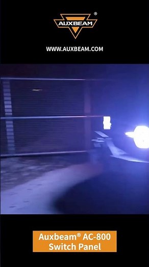 Auxbeam®AC-800 RGB Switch Panel with APP&Remote Control, Toggle/ Momentary/ Pulsed Mode Supported