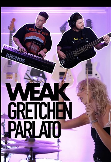 an all time fav song, Weak by @gretchen parlato 🩷 joined by weapons Blake Perry on keys and @Heath Parker on bass #musician #cover #drummer #jazz #jazztok