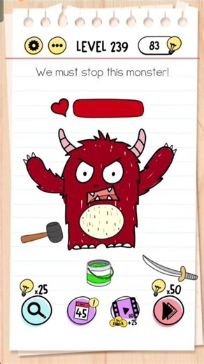 Brain test level 239 solution