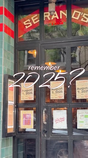 Serano’s Italian NYC on Instagram: "Serano’s Italian opened its doors in August 2025 with the intention of bringing people together over comforting Italian food, made with care and purpose. The love and support we’ve received since has been truly humbling. 💛 To our guests who filled our tables, and to our team who brings this space to life each day — thank you. Here’s to bringing even more heart, flavor, and togetherness into the year ahead. ❤️"