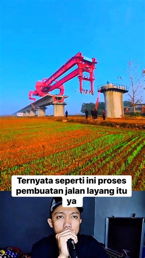 Overpass construction process #info #rels #reaction | Saiful Ma'ruf