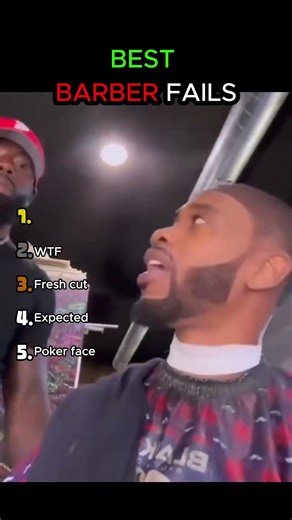 When the barber says "Trust the Process" 💀 #BarberFails