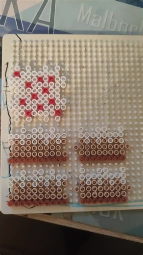 mam coś dla fanów Minecraft. #pyssla #dc #500 #dlaciebie #tutorial #minecraft #pysslatutorial #ciasto