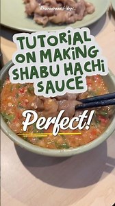 HOW TO MAKE SHABU HACHI SAUCE? Confused?! Here's the #tutorial. #jakarta #culinaryvisit #ayce