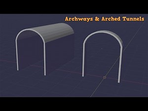 Blender How To: Archways and Arched Tunnels