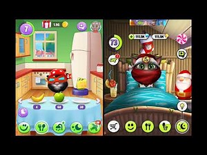 My Talking Tom 2 vs My Talking Tom - Android Gameplay #1