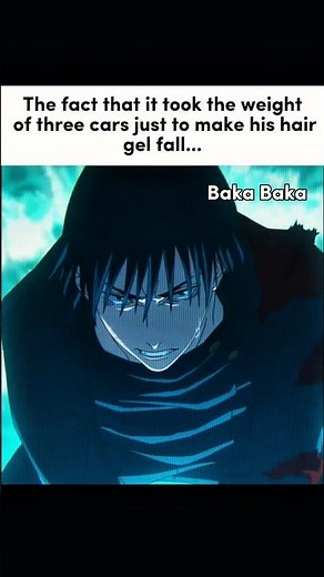 Megumi's Hair Is Built Different🥀 Jjk memes #jujutsukaisen #anime #memes #funny #megumi #relatable