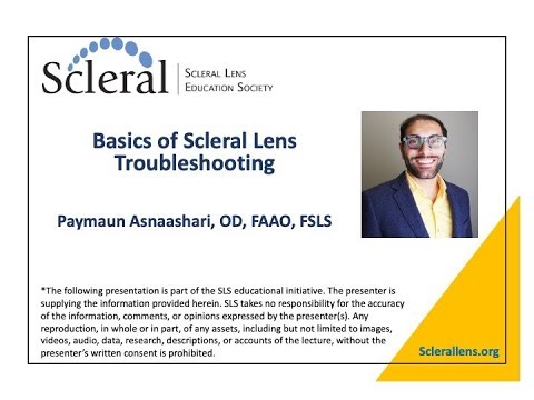 Basics of Scleral Lens Troubleshooting